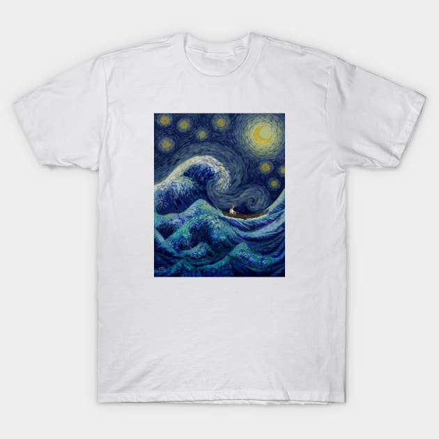 Stormy Night T-Shirt by javalidesign